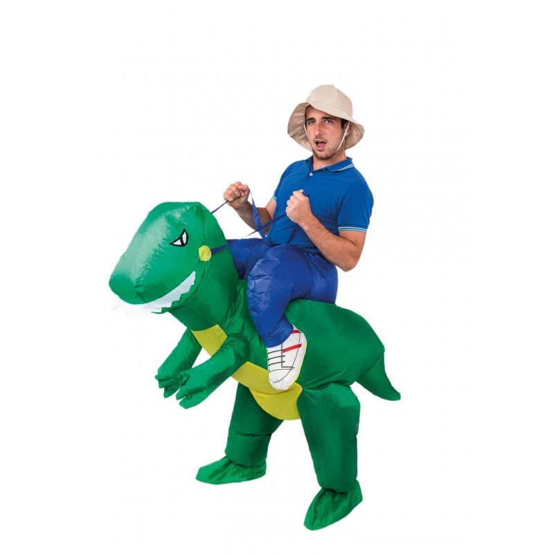 Déguisement gonflable de dinosaure