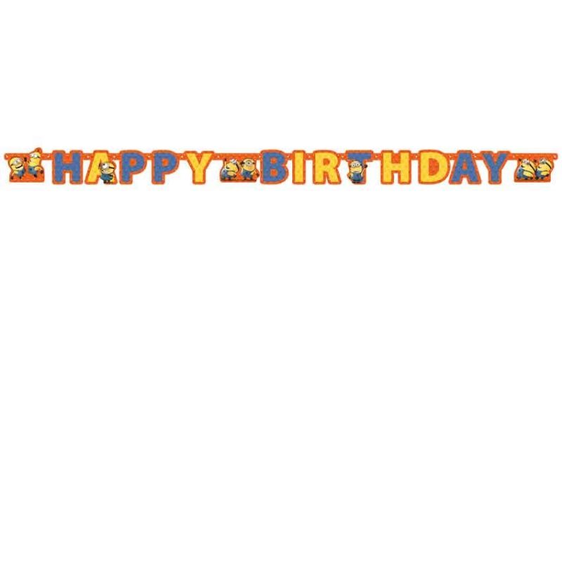 Guirlande happy birthday des Minions