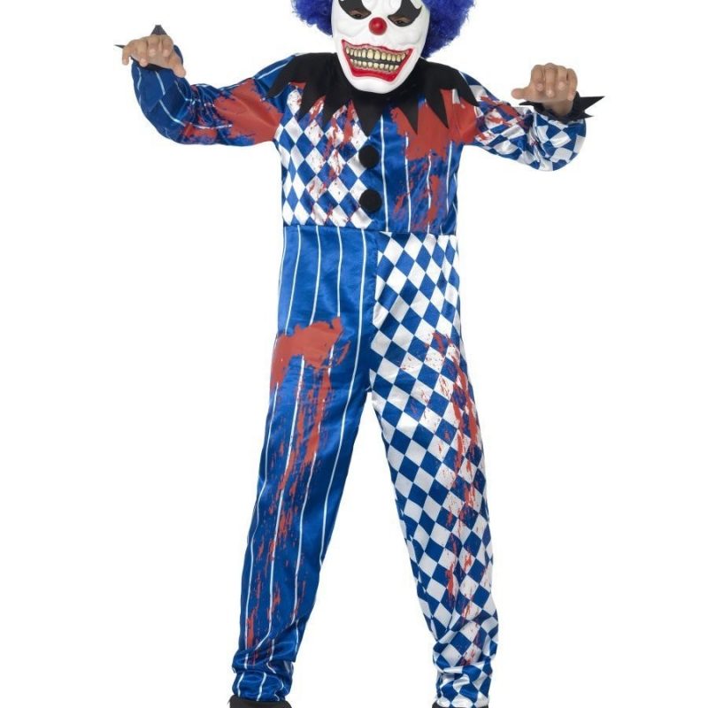 Déguisement clown bleu enfant