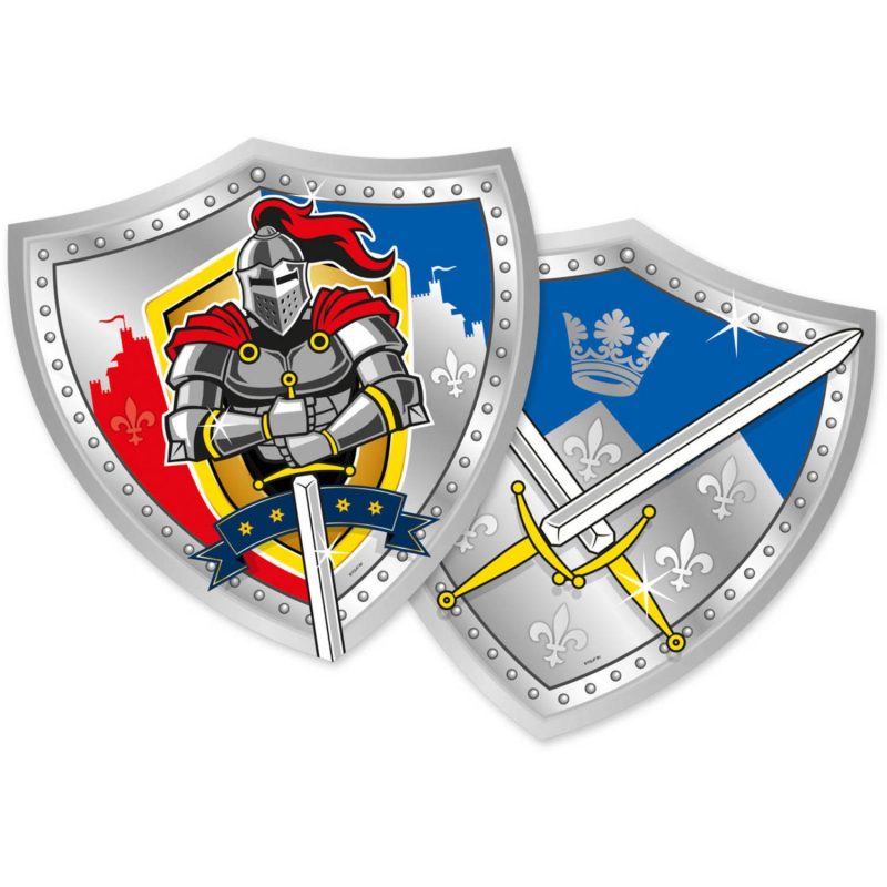 8 assiettes chevaliers 25 cm - Médiéval