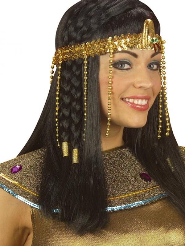 Bandeau Cléopâtre égyptien doré