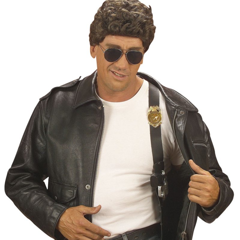 Insigne de policier doré