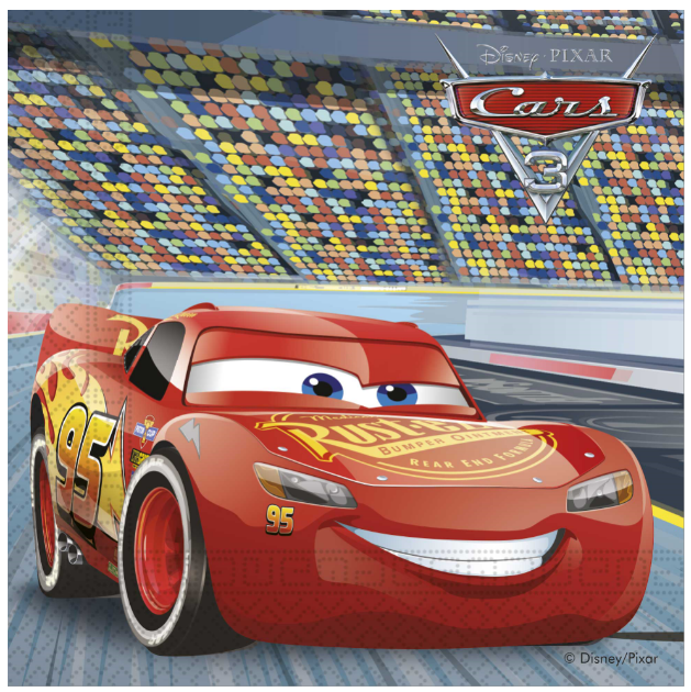serviettes Cars 33x33 - Disney