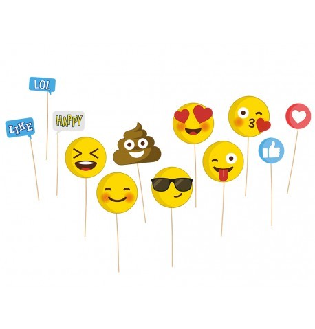 Kit photo booth émoticônes