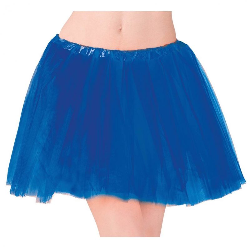 Tutu bleu fluo adulte