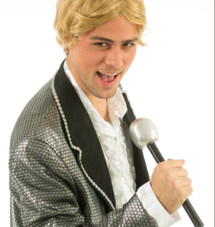 Perruque blonde Claude François