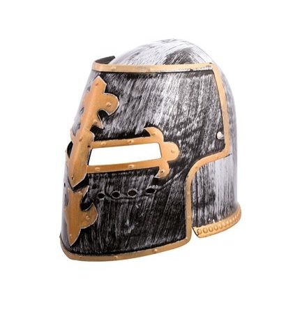Casque chevalier avec visière adulte