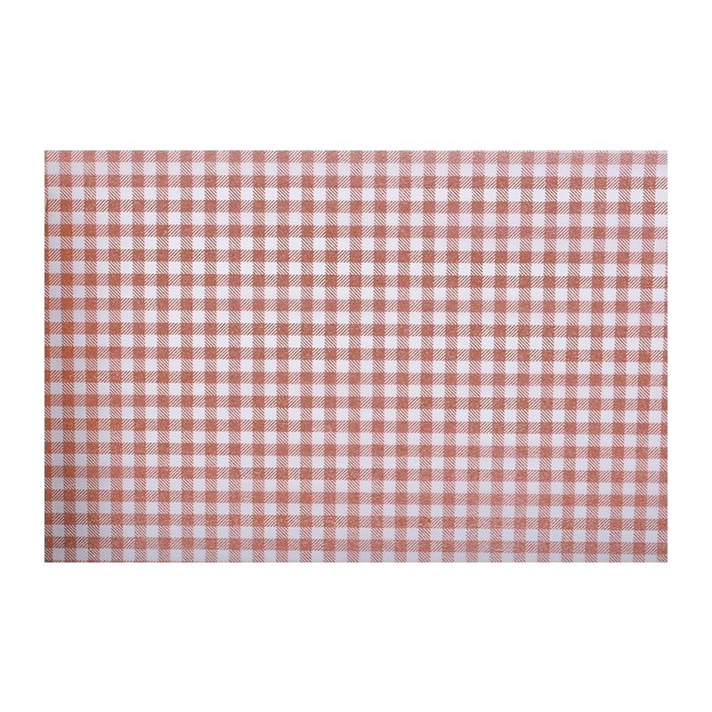 Chemin de table élégance vichy rouge 30 cm x 5 m