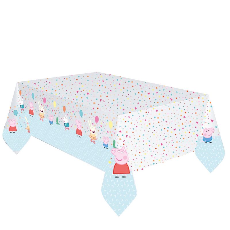 Nappe d'anniversaire Peppa Pig 180x120
