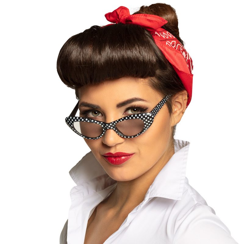 Lunettes pin up à pois