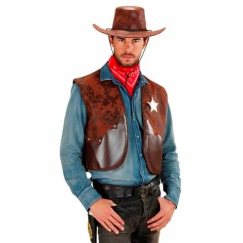 Veste cow-boy homme