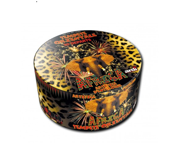 Feu d'artifice Africa Tempête Orientale - 90 départs - 45s