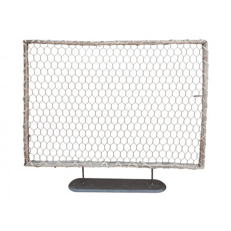 Cadre rectangulaire rotin sur pied naturel