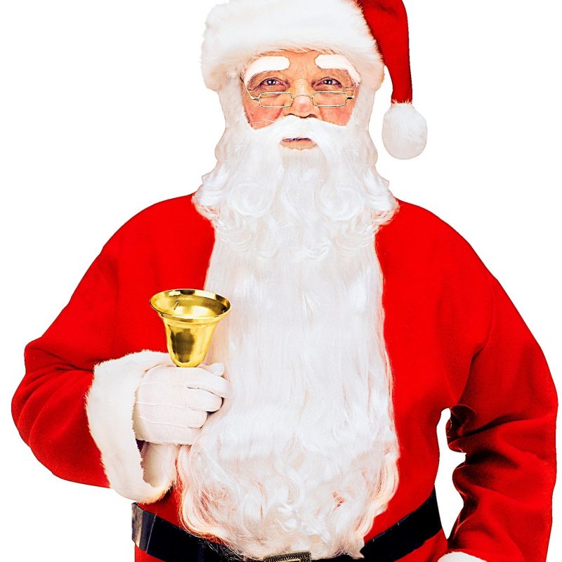 Kit longue barbe, moustache et sourcils Père Noël