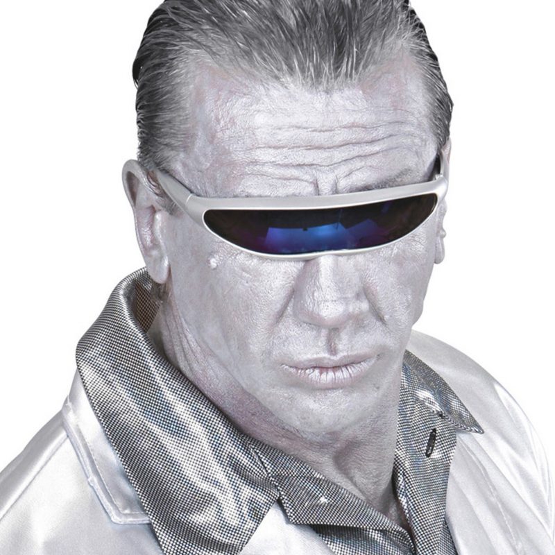 Mono-lunettes argentées