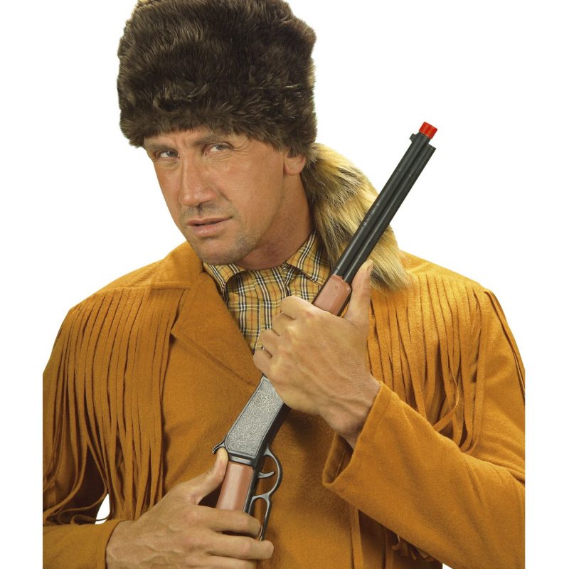 Bonnet de chasseur en fausse fourrure marron