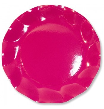 10 assiettes en carton ondulées