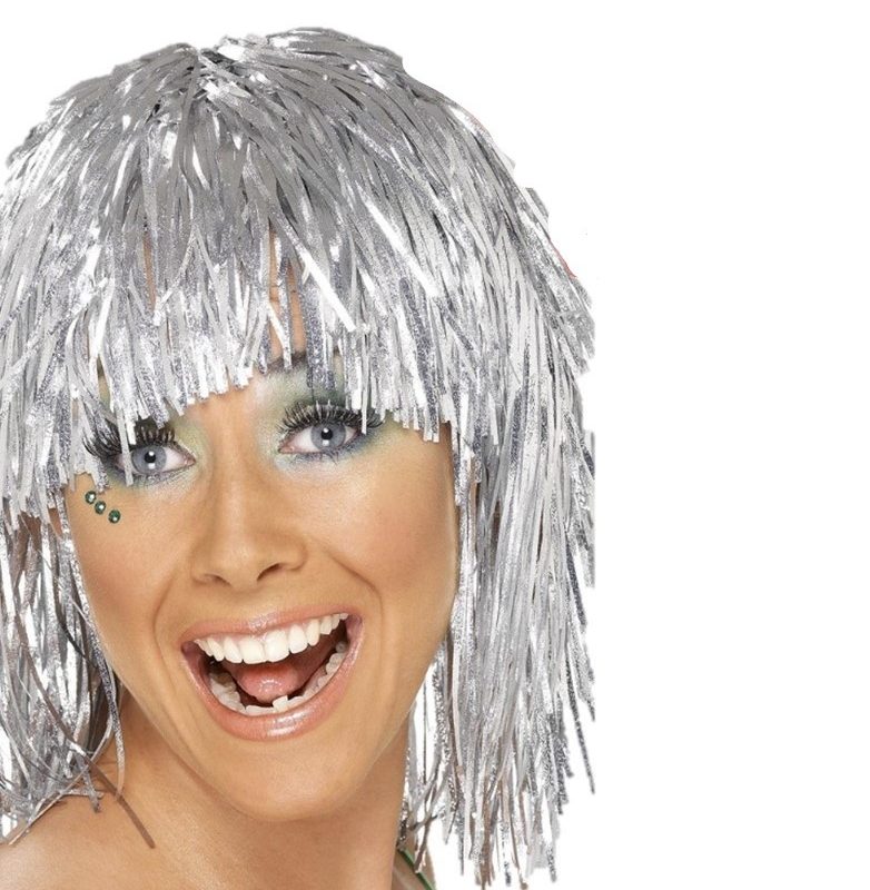 Perruque disco lamée adulte