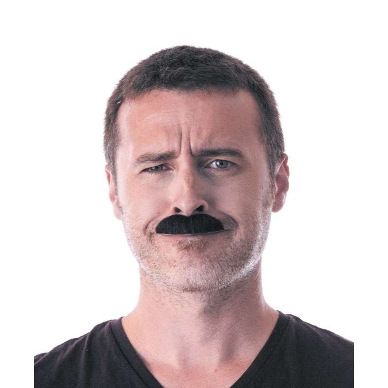 Moustache noire courte