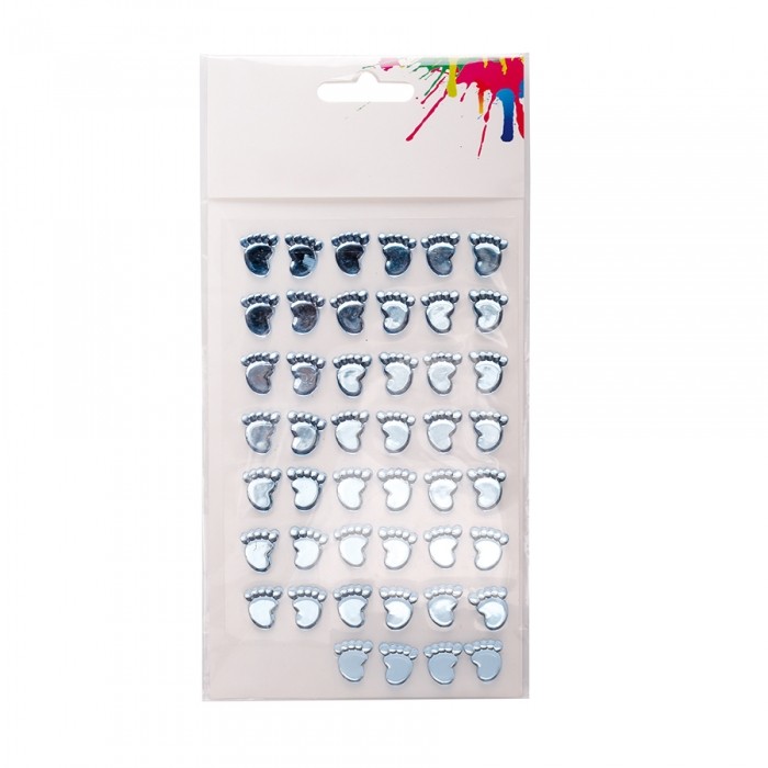 48 pieds de bébé miroir autocollant