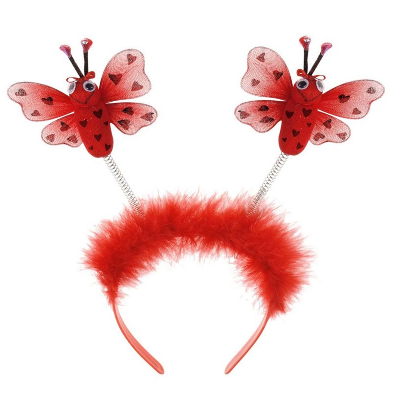 Serre-tête coccinelle rouge