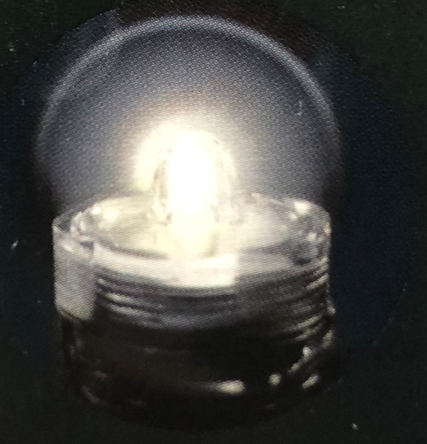 Lot de 2 bougies à led blanc waterproof