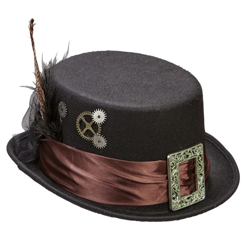 Haut de forme Steampunk en feutrine