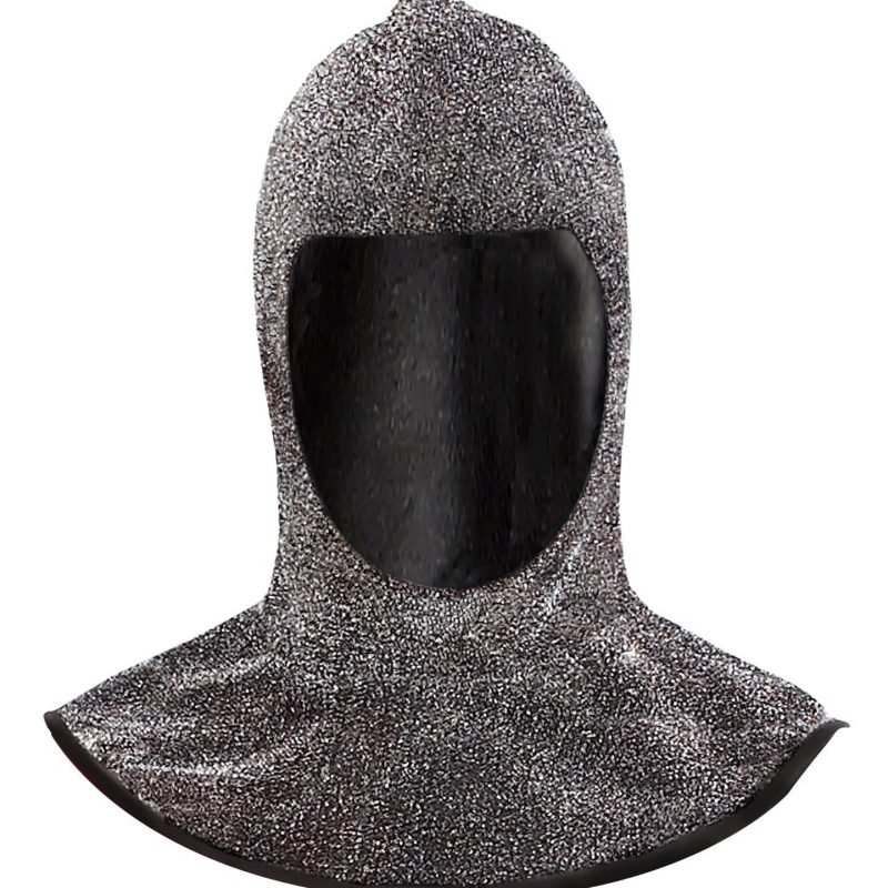 Cagoule effet maille de chevalier