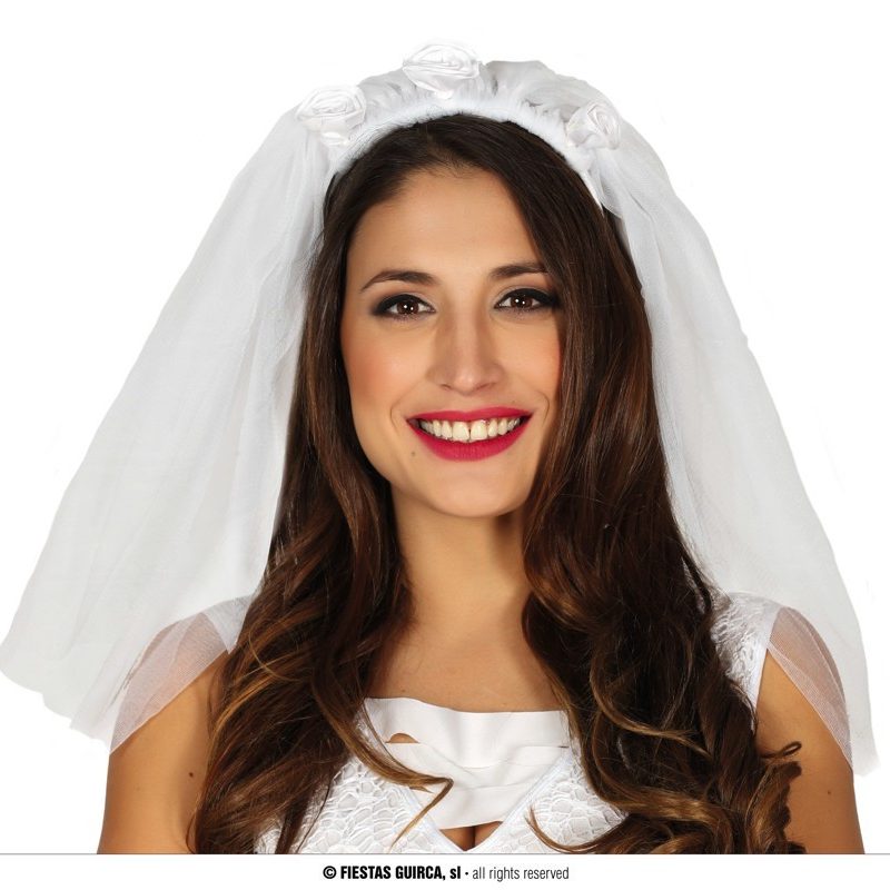 Voile de mariée blanc