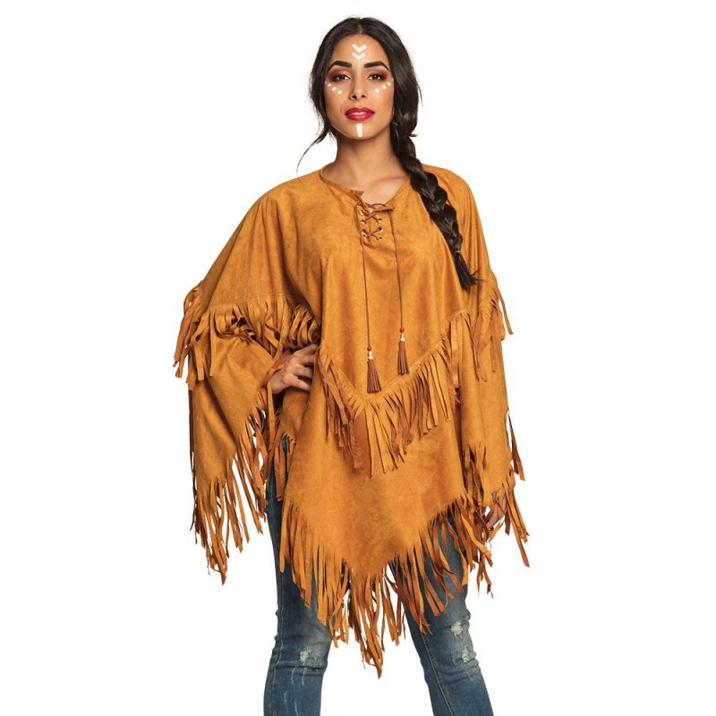 Poncho indienne adulte