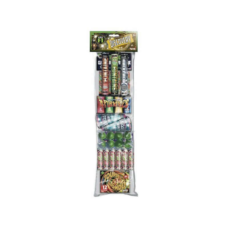 Kit de 57 pièces pétards et fusées "European Discovery"