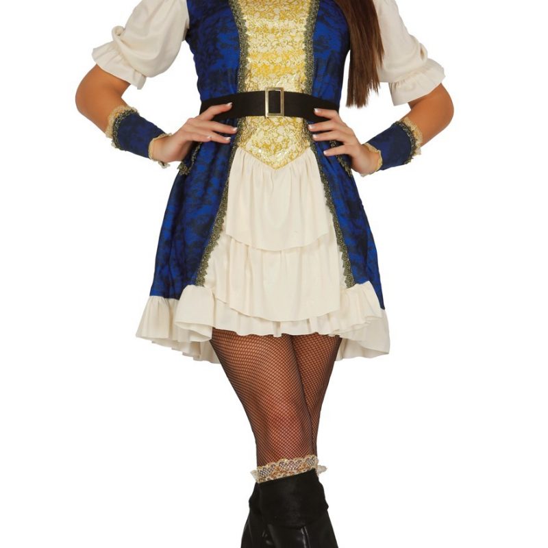 Déguisement pirate bleu - adulte