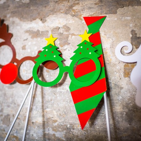 Kit photobooth noël - 9 pièces