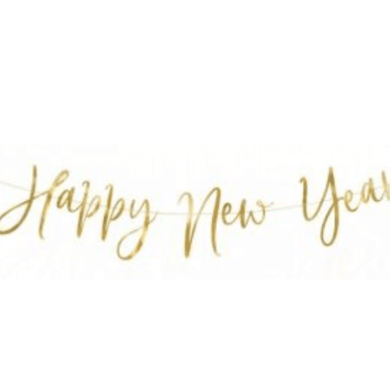 Guirlande Happy New Year Gold