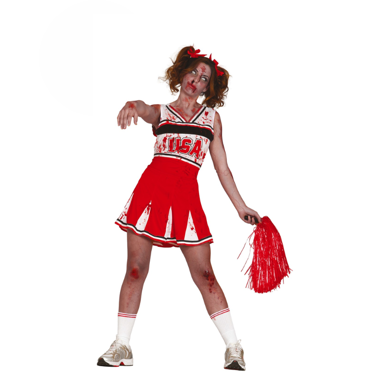 Déguisement de CHEERLEADER ZOMBIE, adulte