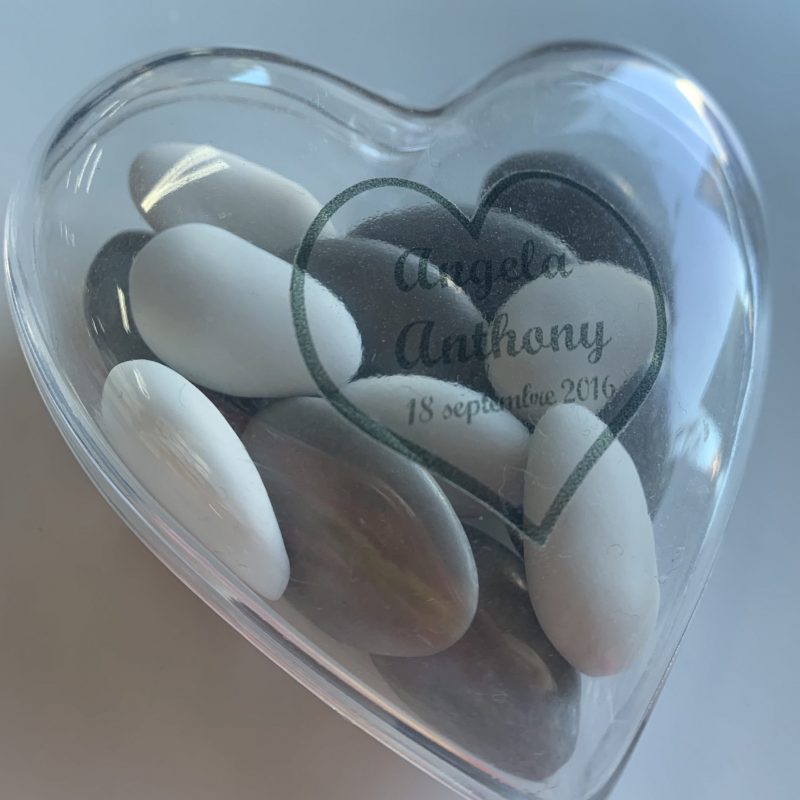 Etiquette personnalisée contenant