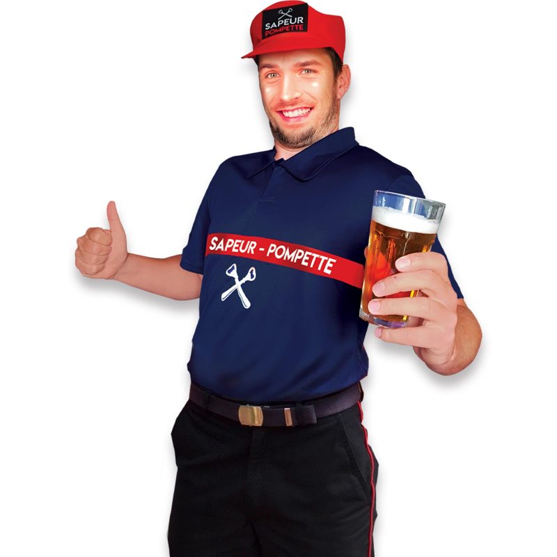Déguisement Sapeur pompette - adulte