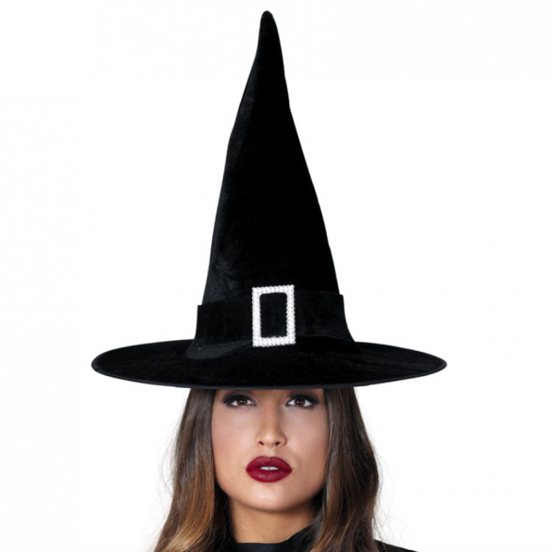 Chapeau de sorcière en velours