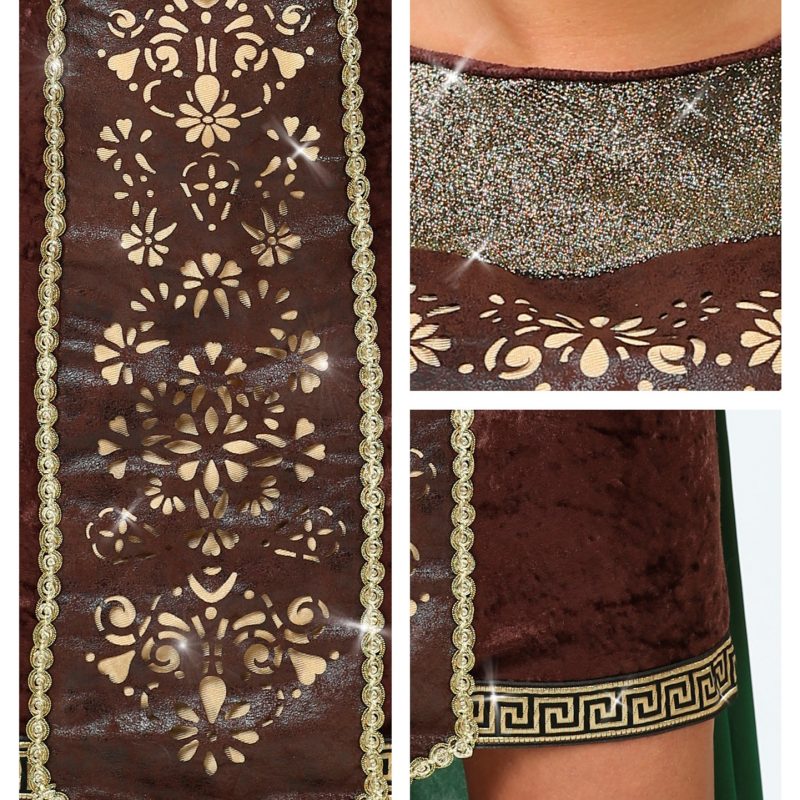 Déguisement de viking robe en velours - adulte