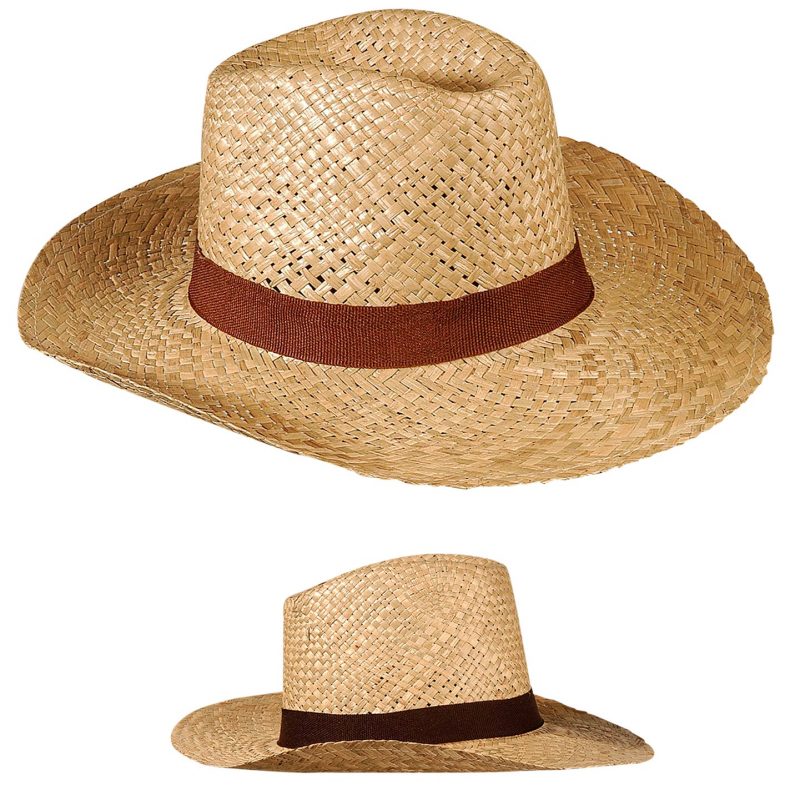 Chapeau de safari en paille