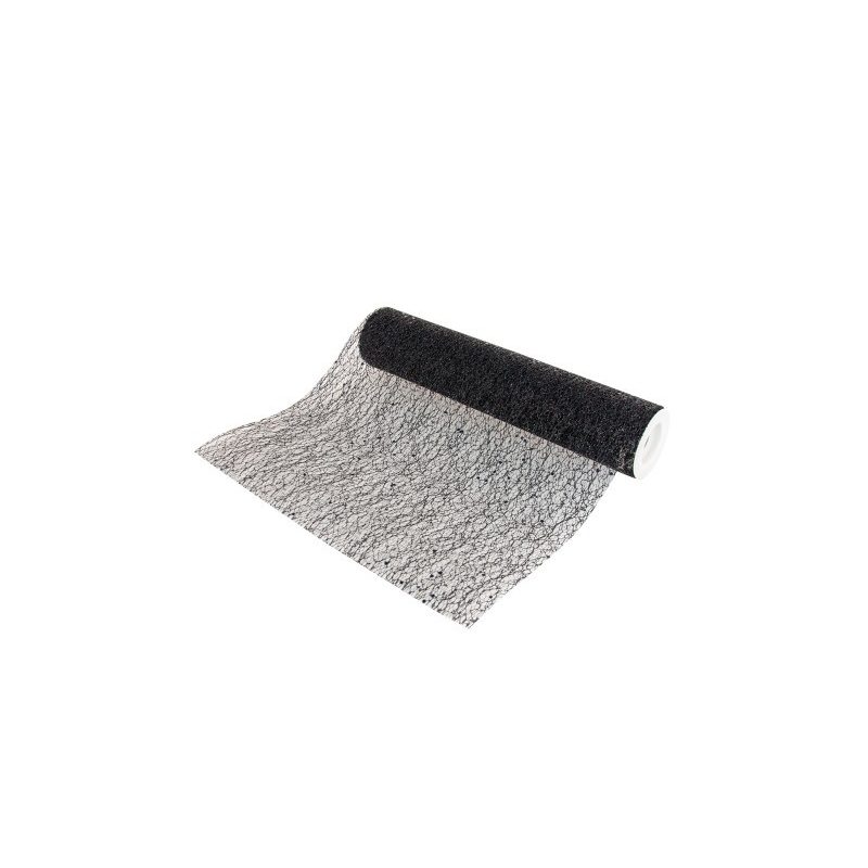 Chemin de table paillette noir 5m