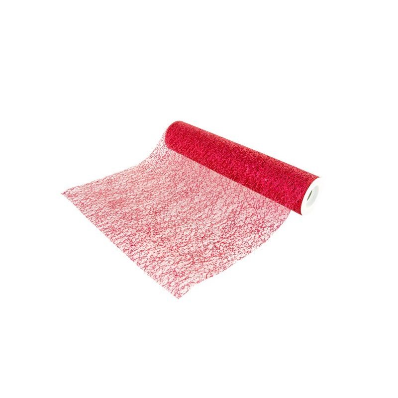 Chemin de table paillette rouge 5m