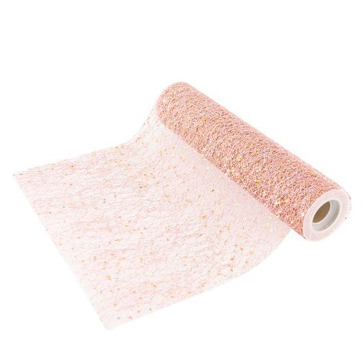 Chemin de table paillette rose gold 5m
