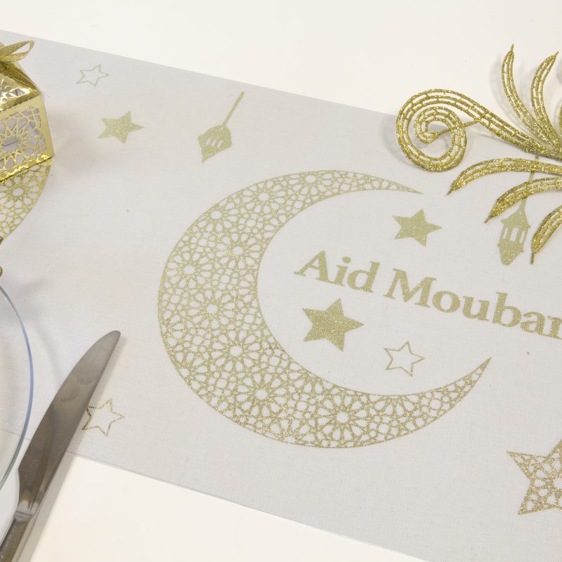 Chemin de table Aid Maoubarak 4 mètres