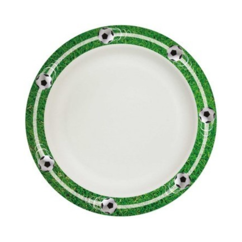 Assiettes d'anniversaire football