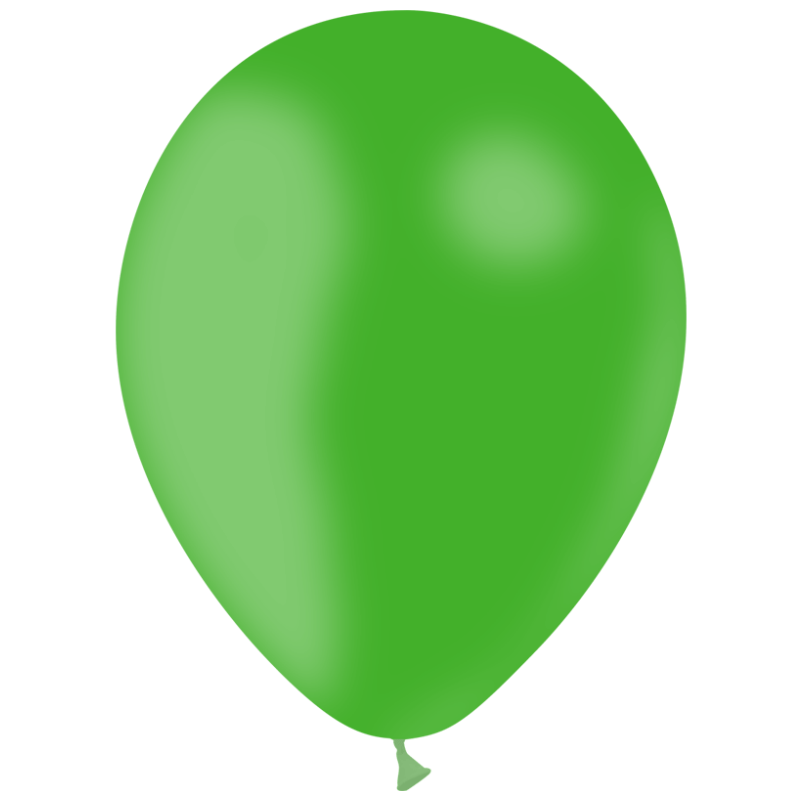 Ballon de baudruche vert - 28 cm
