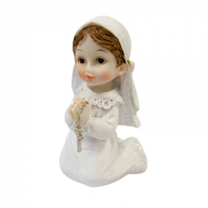 Figurine communion fille priant