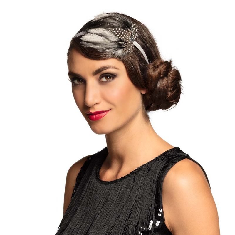 Serre-tête à plumes années 20