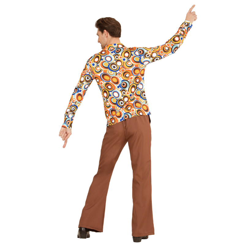 Chemise de hippie multicolore