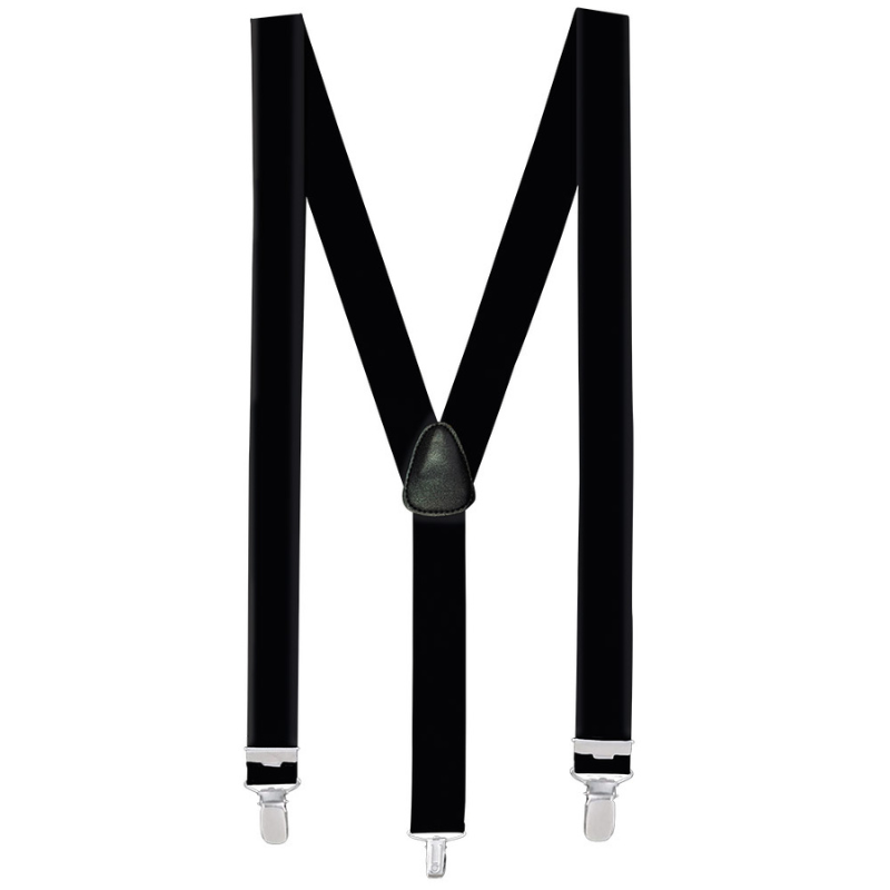 Bretelles noires adulte
